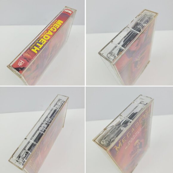 Megadeth Peace Sells Who's Buying Cassette Tape 1986 Thrash Metal Combat Tested - Picture 6 of 7